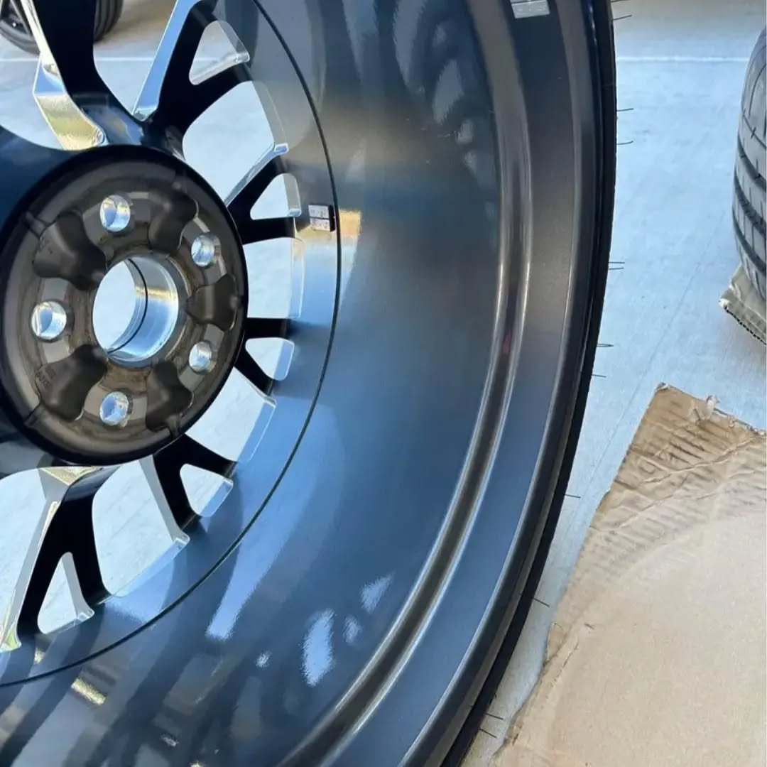 OEM Lexus LS 500 Staggered Powder-Coated Wheels & Tires – Precision, Luxury, and Performance Combined - Image 15