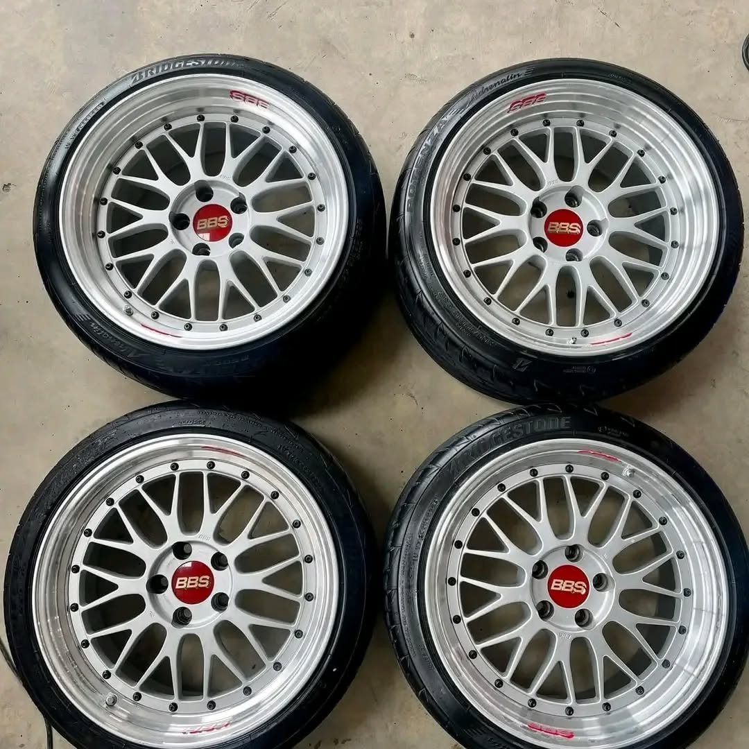 OEM Lexus LS 500 Staggered Powder-Coated Wheels & Tires – Precision, Luxury, and Performance Combined - Image 2