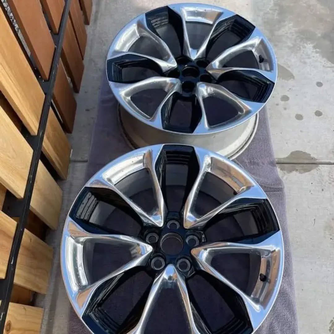 OEM Lexus LS 500 Staggered Powder-Coated Wheels & Tires – Precision, Luxury, and Performance Combined - Image 8