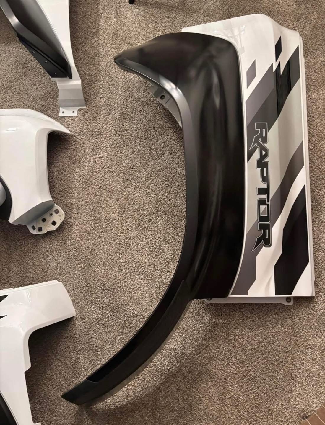 OEM Bronco Raptor PartsALL 4 Fenders & Flares, Hood, Front & Rear Steel Bumpers & Step Bars - Image 9
